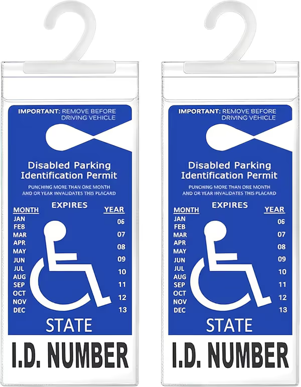 π₯π Handicap Parking Placard Holder( 2 Pcak )