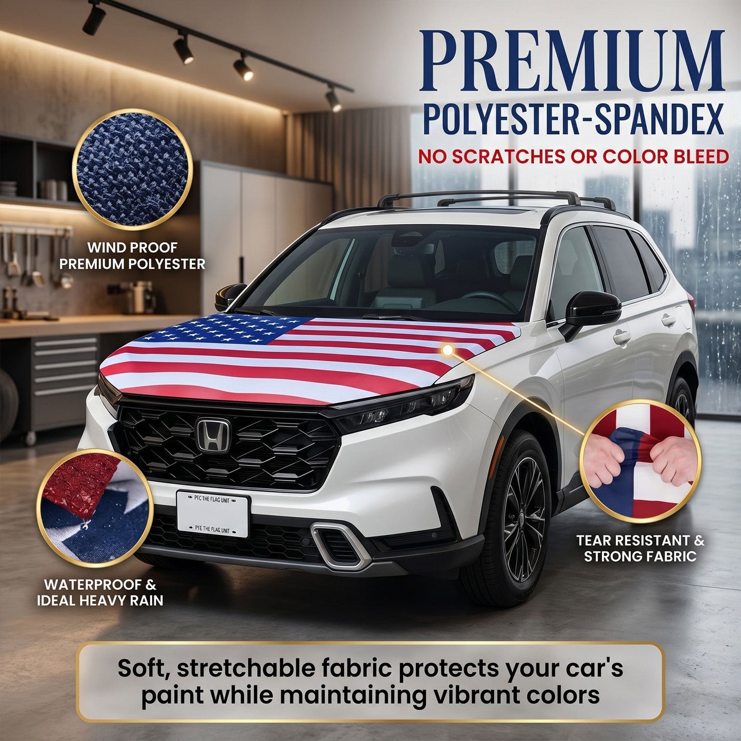 🎉4th Of July Flash Sale 65K+🔥American Car Hood Flag🦅