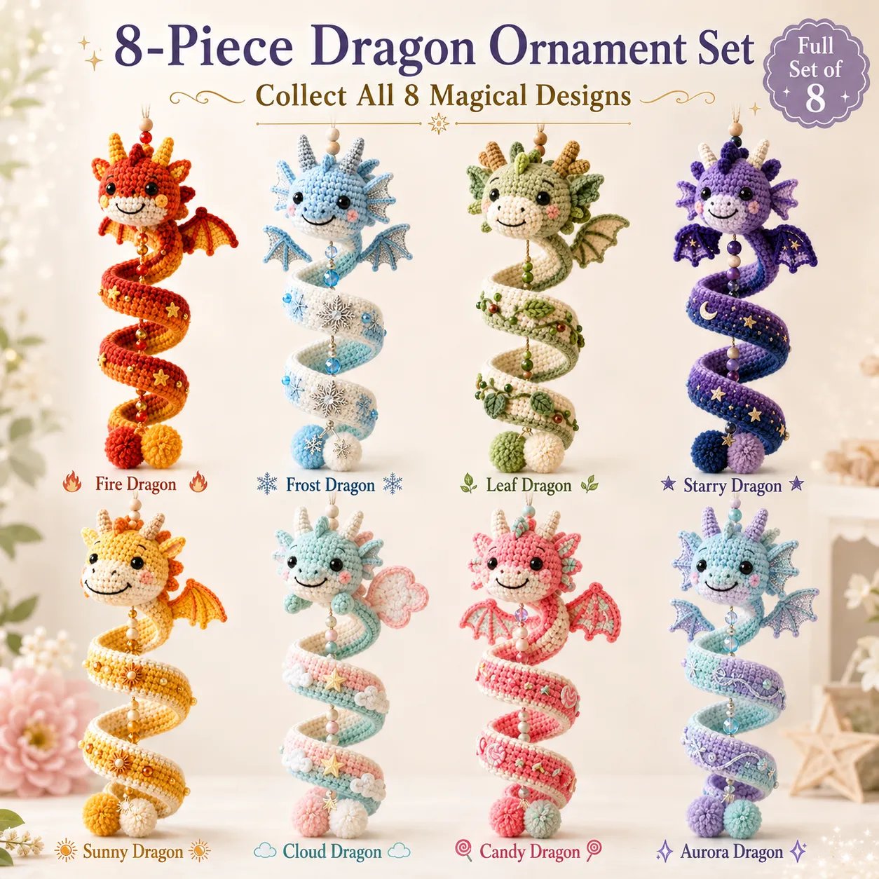 โณ Last Day 49% OFF โ ๐ Beginner-Friendly DIY Enchanted Dragon Spiral Hanging Ornament Kit | Complete Kit with All Tools & Step-by-Step Guide Included ๐