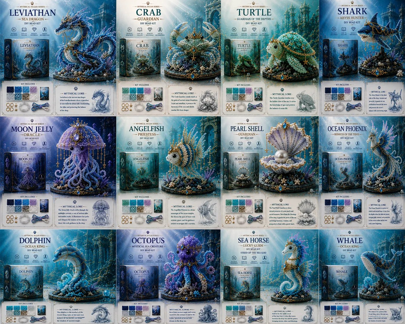 π Mythical Ocean DIY Bead Kit