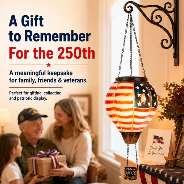 🔥 50% OFF Sale: Celebrate the 250th with Our Iconic Solar Patriotic Lantern – No Wires, Just Pure American Pride!