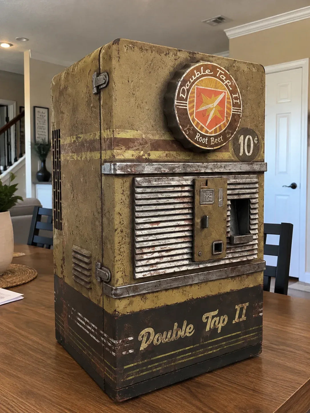 ⚡ Ultimate Gaming Sanctuary | Apocalypse Vintage Mini Fridge & Cooler 🎮