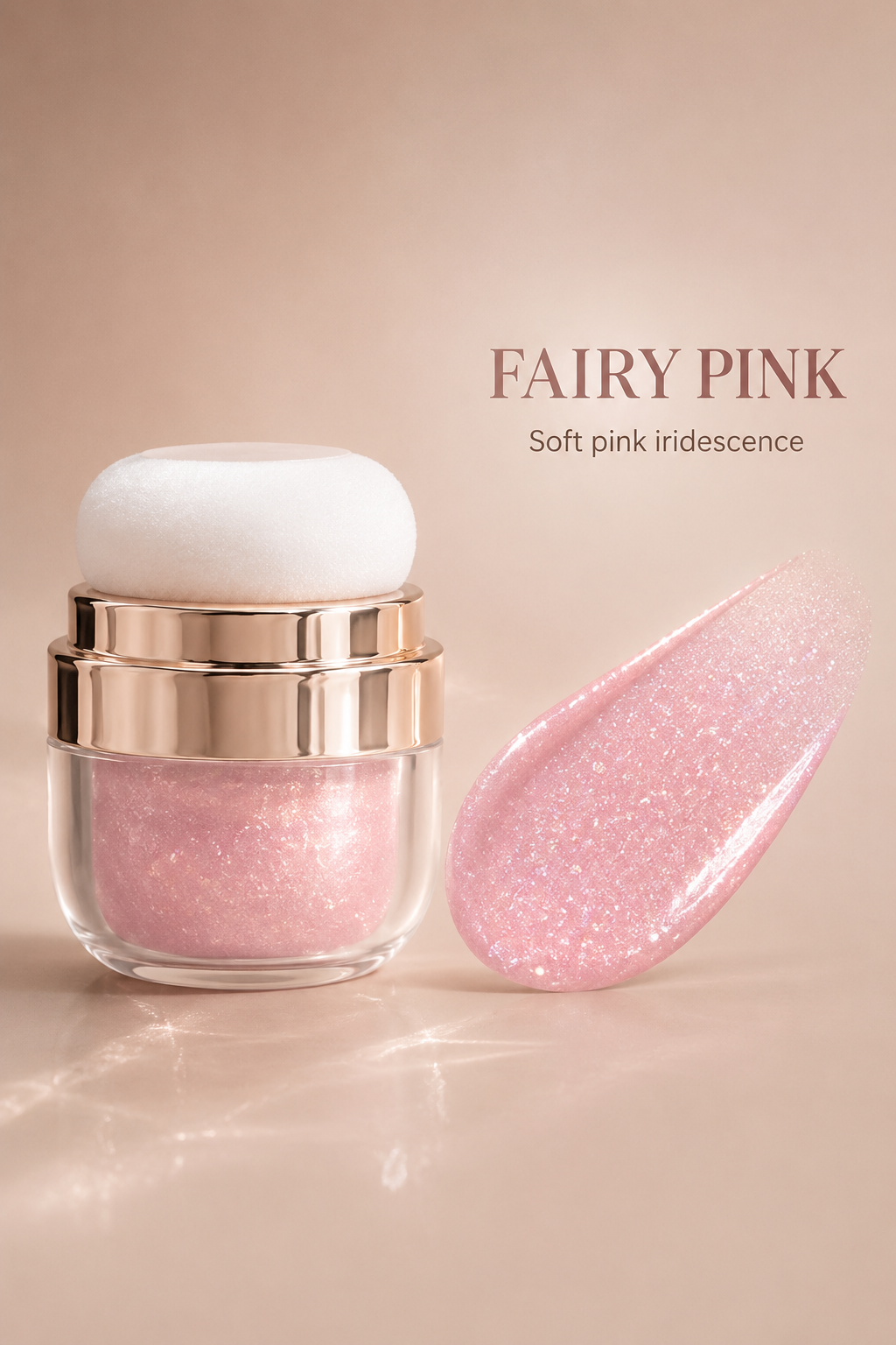 3-Shade Shimmer Highlighter with Puff | Face & Body Glow