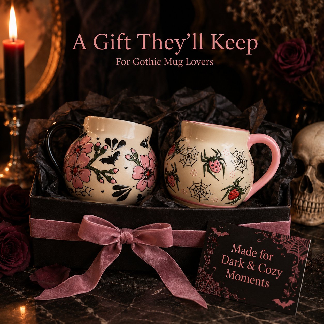 🔥Last Day 49% OFF - 💐🕷️☕Spooky Talavera Mug