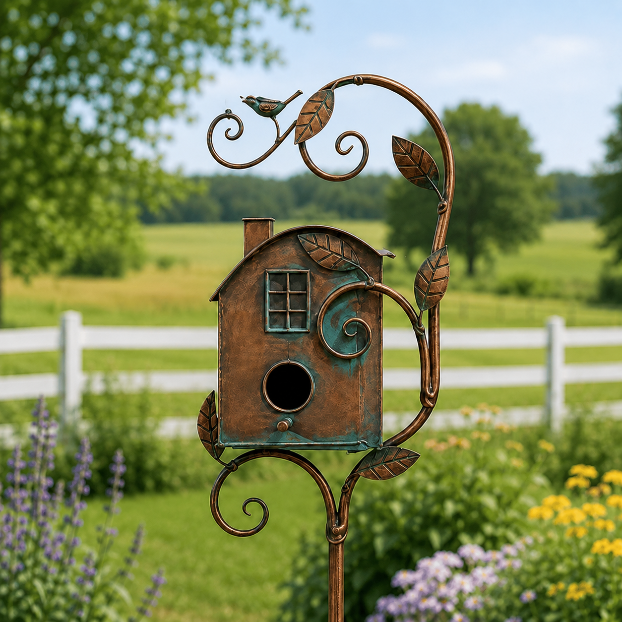 š„Last Day 50% OFF Solaš„-ā¤š¦Handmade Iron Birdhouseā¤