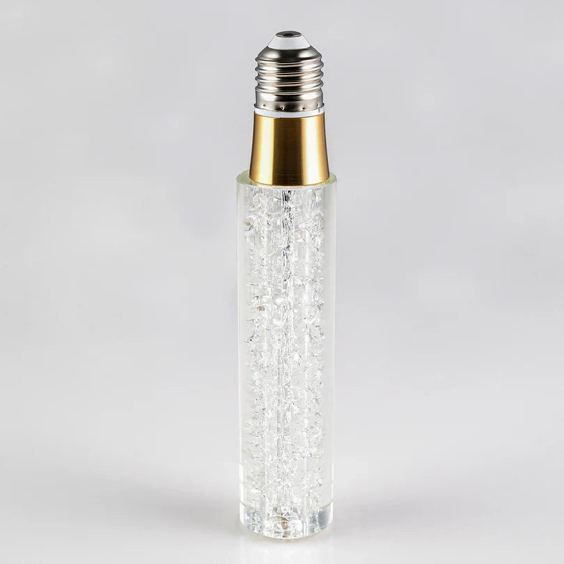 💡Cracked Crystal Tubular LED Filament Edison Light Bulb