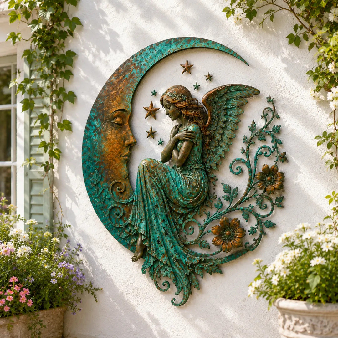 Dragonfly Moon Wall Decor