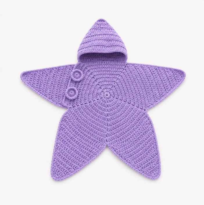 👶Baby starfish outfit.