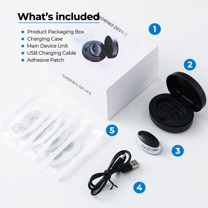 Sleep Aid | Anti-Snoring Chin Clip Device with Soft Ergonomic Design | Non-Invasive Support for Quieter Nights