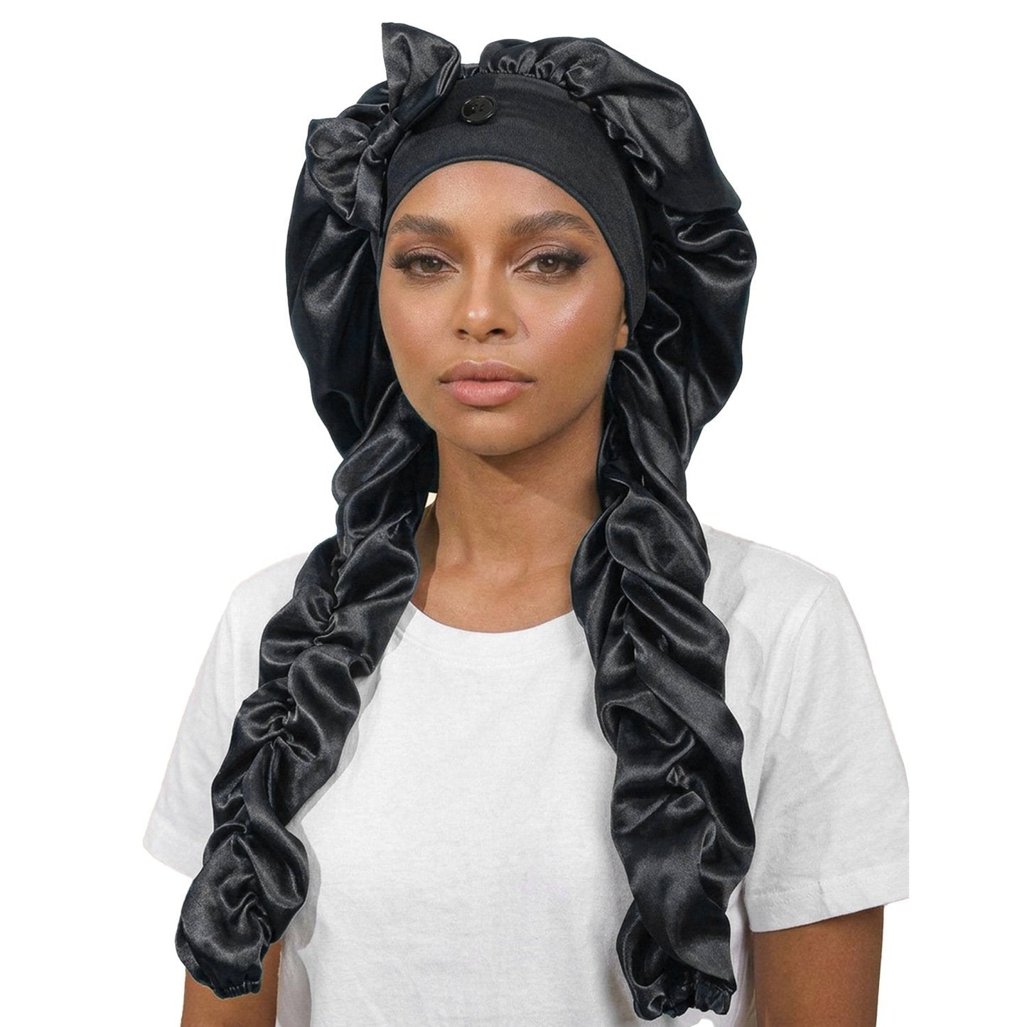 BUY 1 GET 1 FREEš„ Silk Bonnet for Long Curly Hair