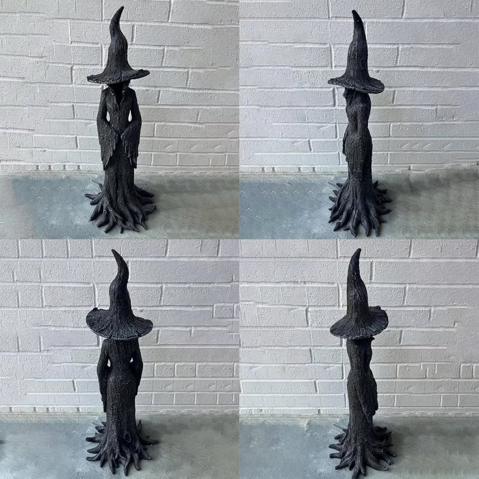 🔥LAST DAY 49% OFF - 🧙♀️💫Hand-Painted Enchanting Witch Statue: The Guardian of Your Home