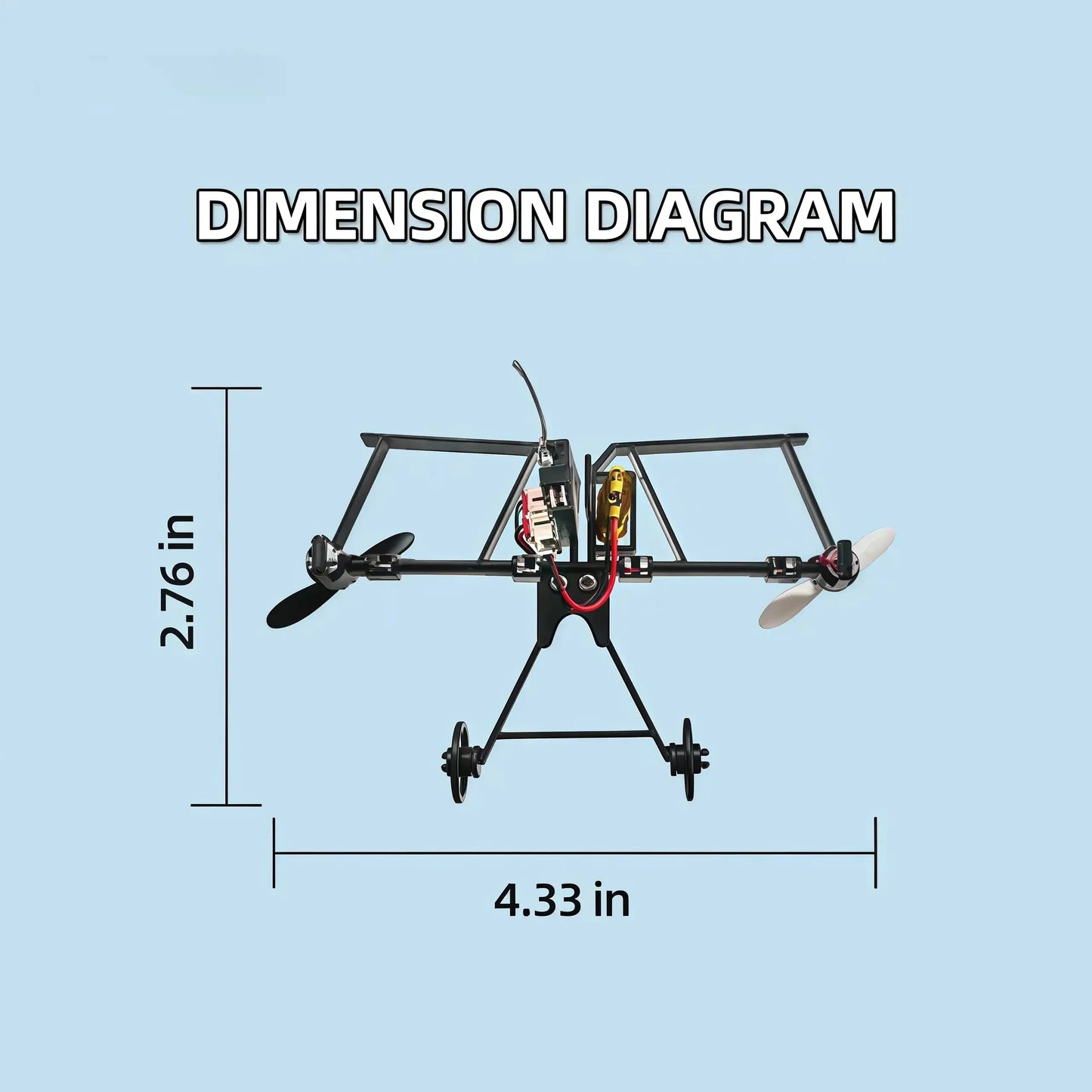 ✈️ RC Paper Airplane Power Kit – Remote Control STEM Flying Toy 🚀