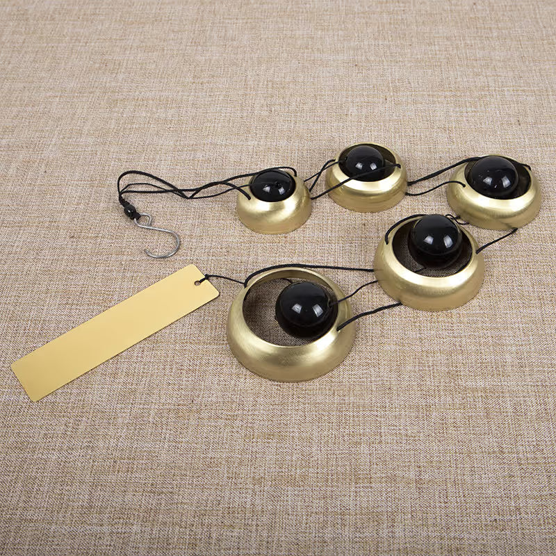 π Quintet Brass Wind Chimes (35-inch)