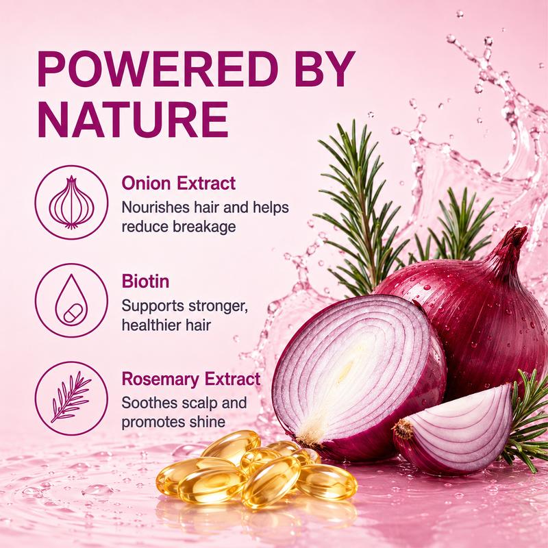 AKban Onion & Biotin Shampoo 🧅