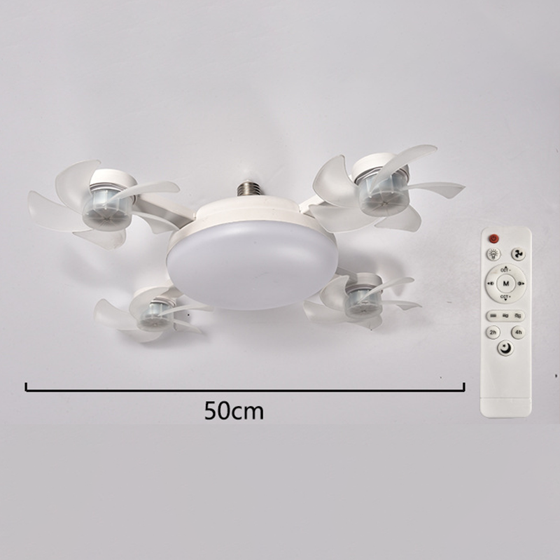 đNew E27 Socket Ceiling Fan Light â 2âinâ1 Silent LED Fan with Remote Controlđ§