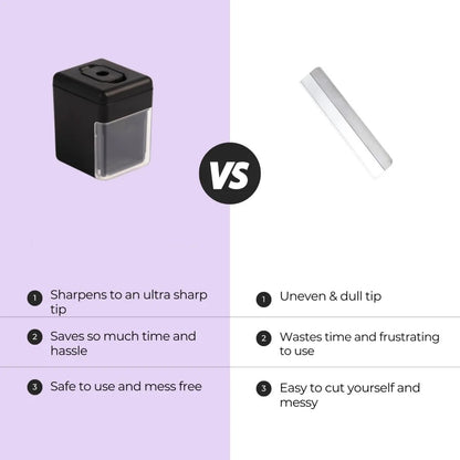 💯 ✨ Precision PMU Pencil Sharpener – Portable Handheld Sharpener for Permanent Makeup Artists