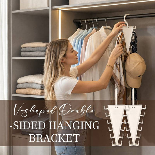 🌟V-Shaped Double-Sided Closet Organizer Hanger