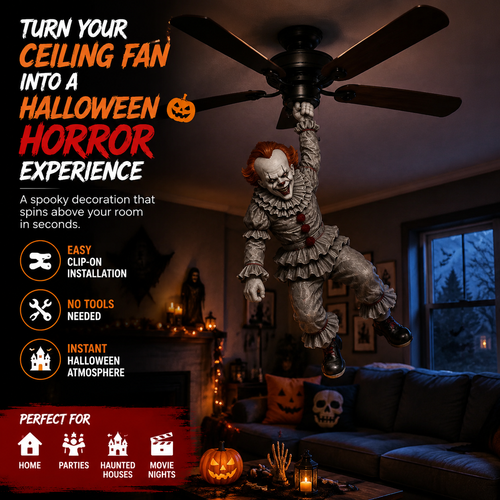 Limited Halloween Sale – Turn Your Ceiling Fan Into A Spooky Horror Decoration
