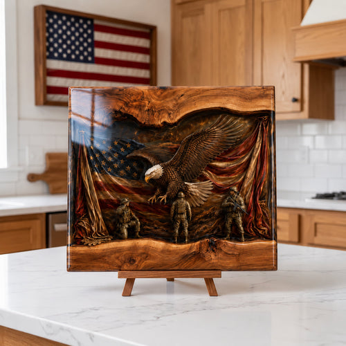 ❤️🎖️Handcrafted Veteran Memorial Display Boards(Ryan Handmade®) - Only 11 Left