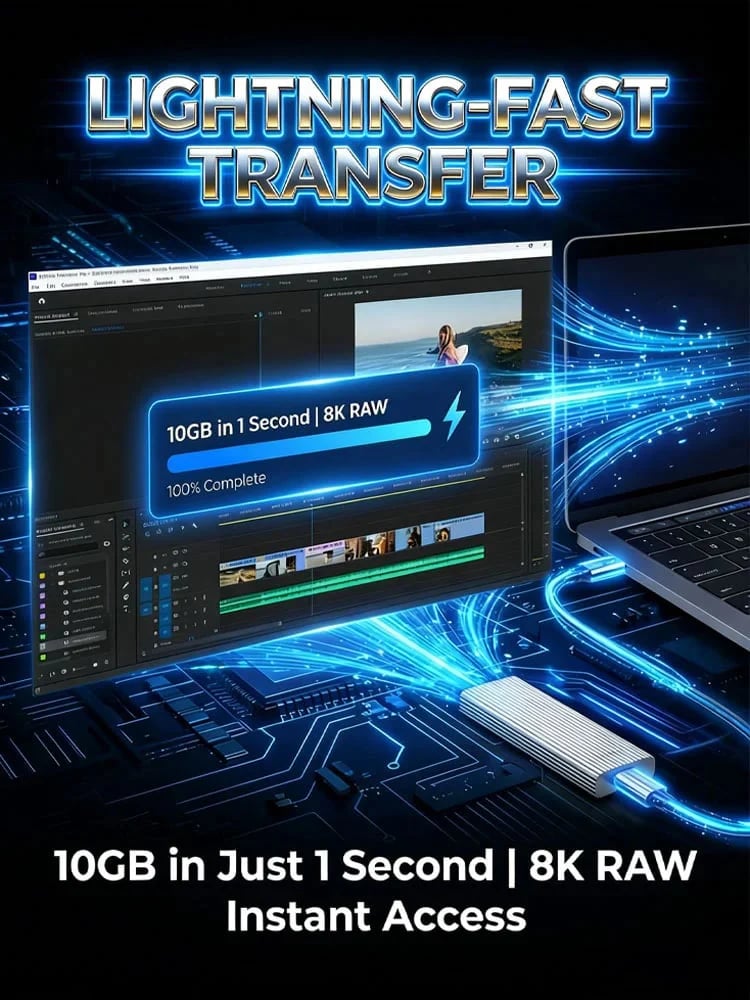 🏆Flash Sale⚡ 50K+ SOLD! Almost Gone🔥16TB Large-Capacity Type-C Portable Mini SSD