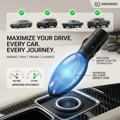 🚗 Cut Fuel Costs Instantly! Universal 12V Voltage Stabilizing Auto Fuel Saver Device