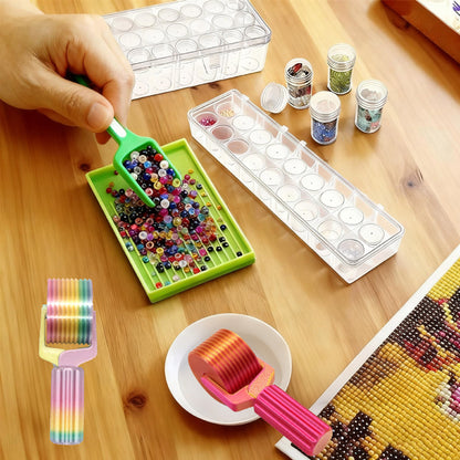 💎 3D Printed Diamond Painting Pressure Roller – Handmade DIY Diamond Art Fixer Tool ✨