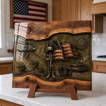 ❤️🎖️Handcrafted Veteran Memorial Display Boards(Ryan Handmade®) - Only 11 Left