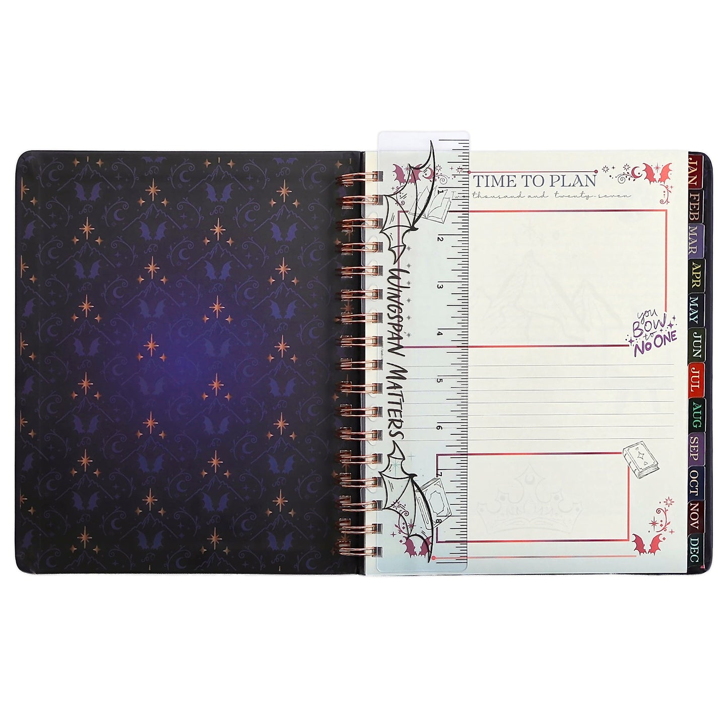 Officially Licensed ACOTAR Velaris 2027 Weekly Planner | Sarah J. Maas Night Court Hardcover Personal Organizer with Iridescent Foil & Stickers