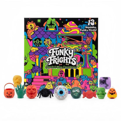 👻 Halloween Squishy Toy Blind Box – 13 Days Spooky Countdown Surprise Set 🎃
