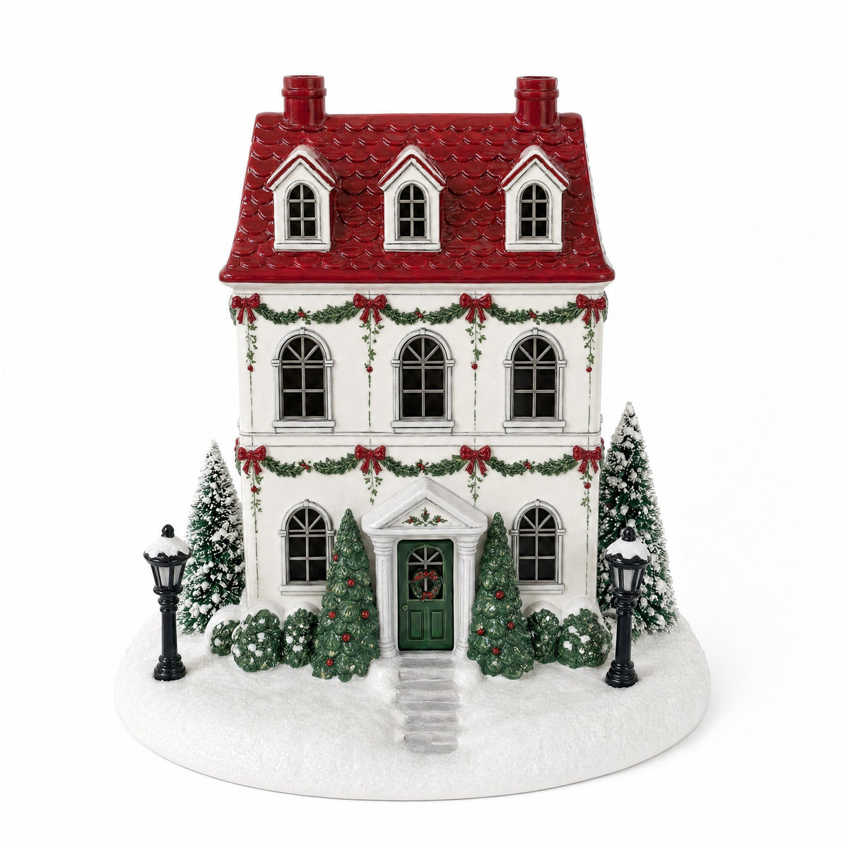 🏠 Christmas House Aroma Diffuser – Gentle Mist & Glowing Windows