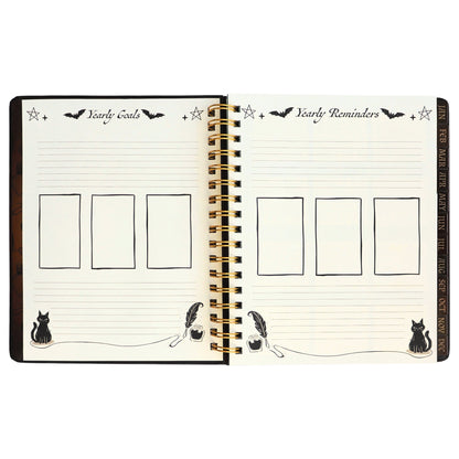 Waiting for the Night 2027 Gothic Weekly Planner & Grimoire Organizer (9''x7'')