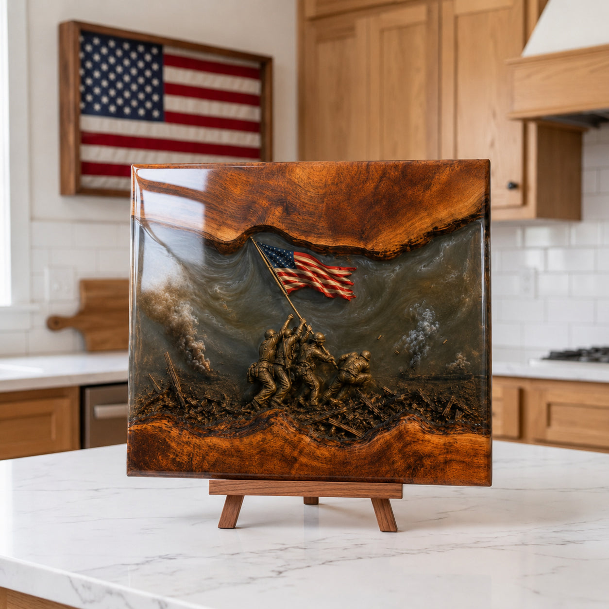 ❤️🎖️Handcrafted Veteran Memorial Display Boards(Ryan Handmade®) - Only 11 Left