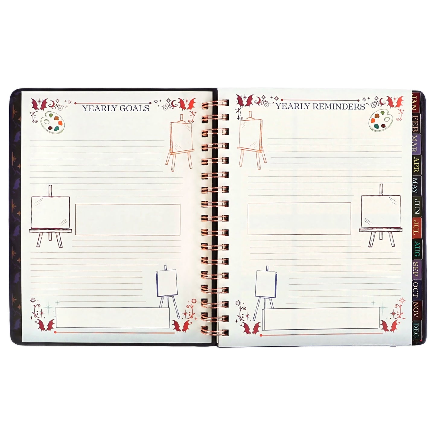 Officially Licensed ACOTAR Velaris 2027 Weekly Planner | Sarah J. Maas Night Court Hardcover Personal Organizer with Iridescent Foil & Stickers