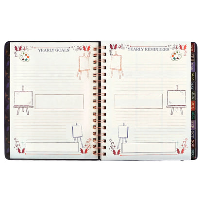 Officially Licensed ACOTAR Velaris 2027 Weekly Planner | Sarah J. Maas Night Court Hardcover Personal Organizer with Iridescent Foil & Stickers