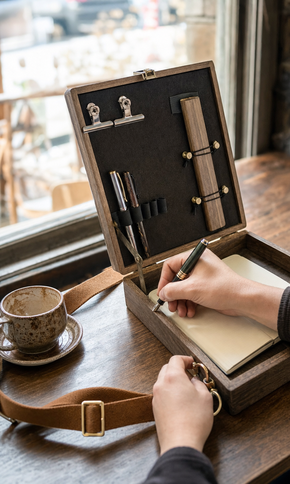 Writers Messenger Wood Box A5