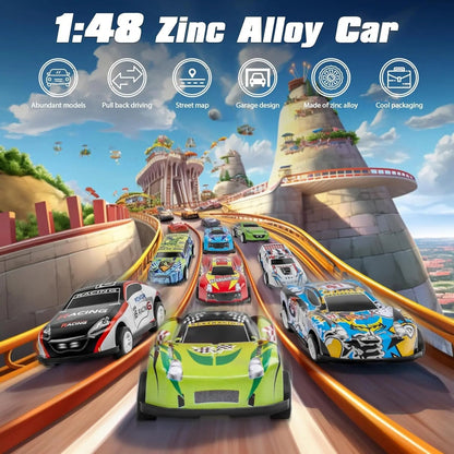 🎁LAST DAY 50% OFF🏎️48pcs Pull-Back Toy Cars Set
