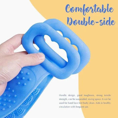 ✨ Silicone Back Scrubber Towel – Long Bath Brush for Deep Body Cleaning 🛁