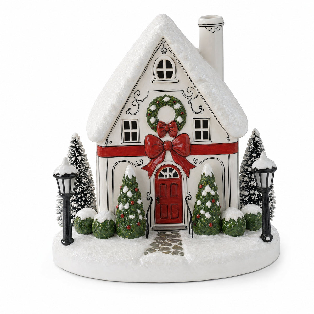 🏠 Christmas House Aroma Diffuser – Gentle Mist & Glowing Windows