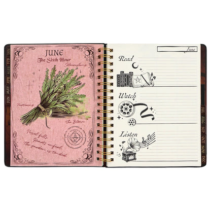 Waiting for the Night 2027 Gothic Weekly Planner & Grimoire Organizer (9''x7'')