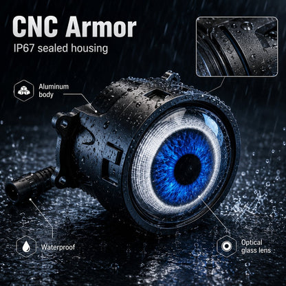🔥HOT SALE🔥👁️Animated Demon Eye LED Projector Headlight Kit
