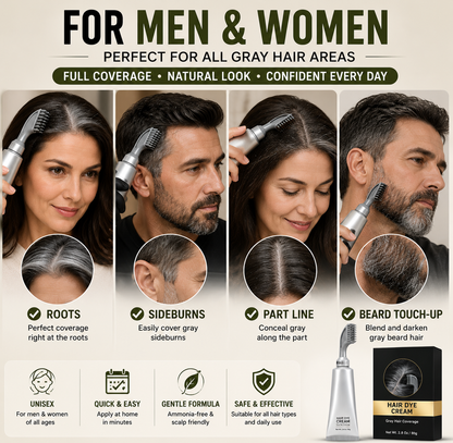 🔥LAST DAY 50% OFF | Look Younger In Minutes Easy Hair Color Touch-Up At Home