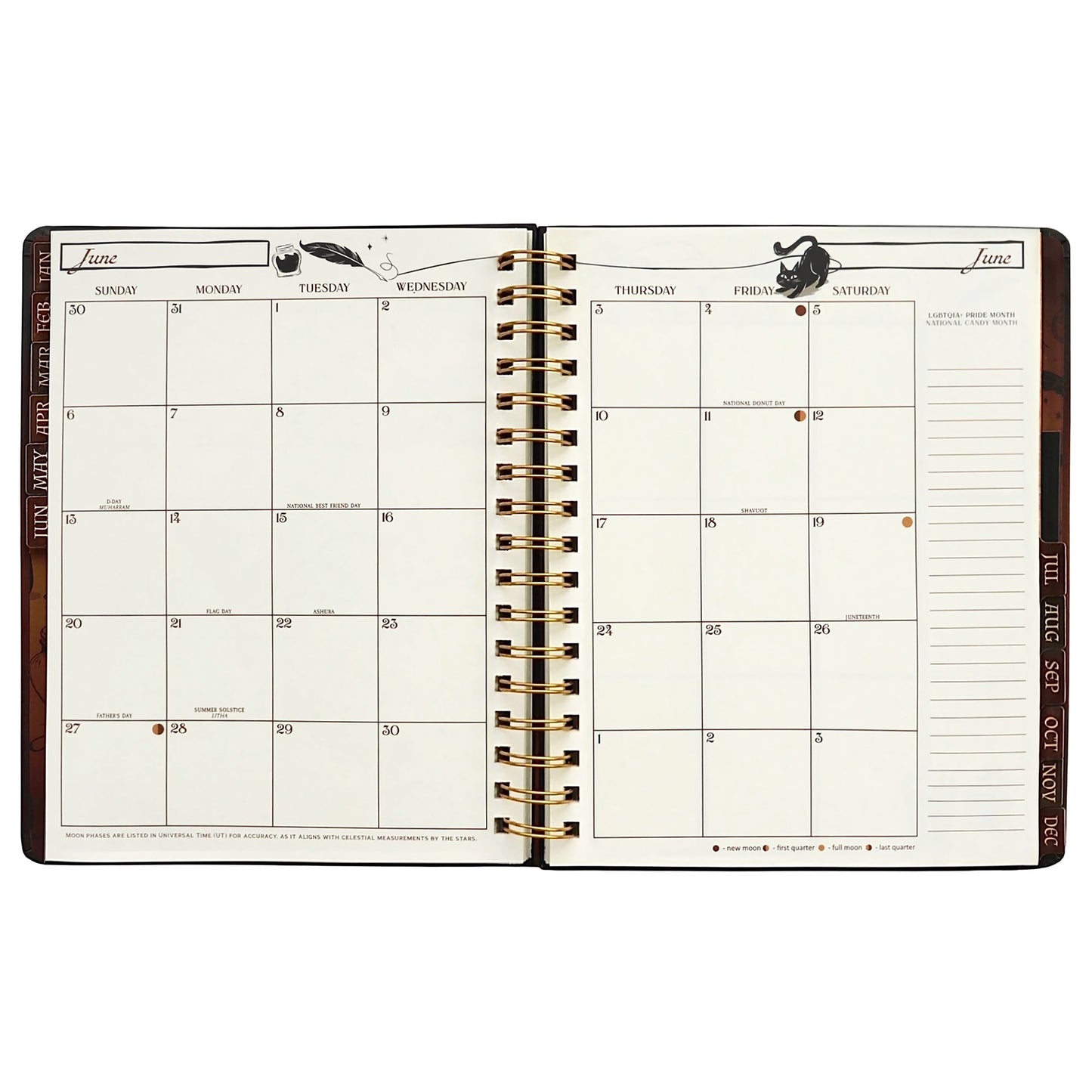 Waiting for the Night 2027 Gothic Weekly Planner & Grimoire Organizer (9''x7'')