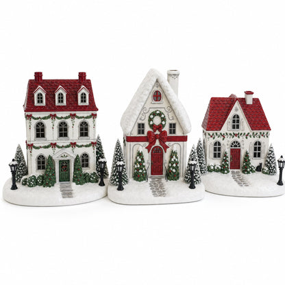 🏠 Christmas House Aroma Diffuser – Gentle Mist & Glowing Windows