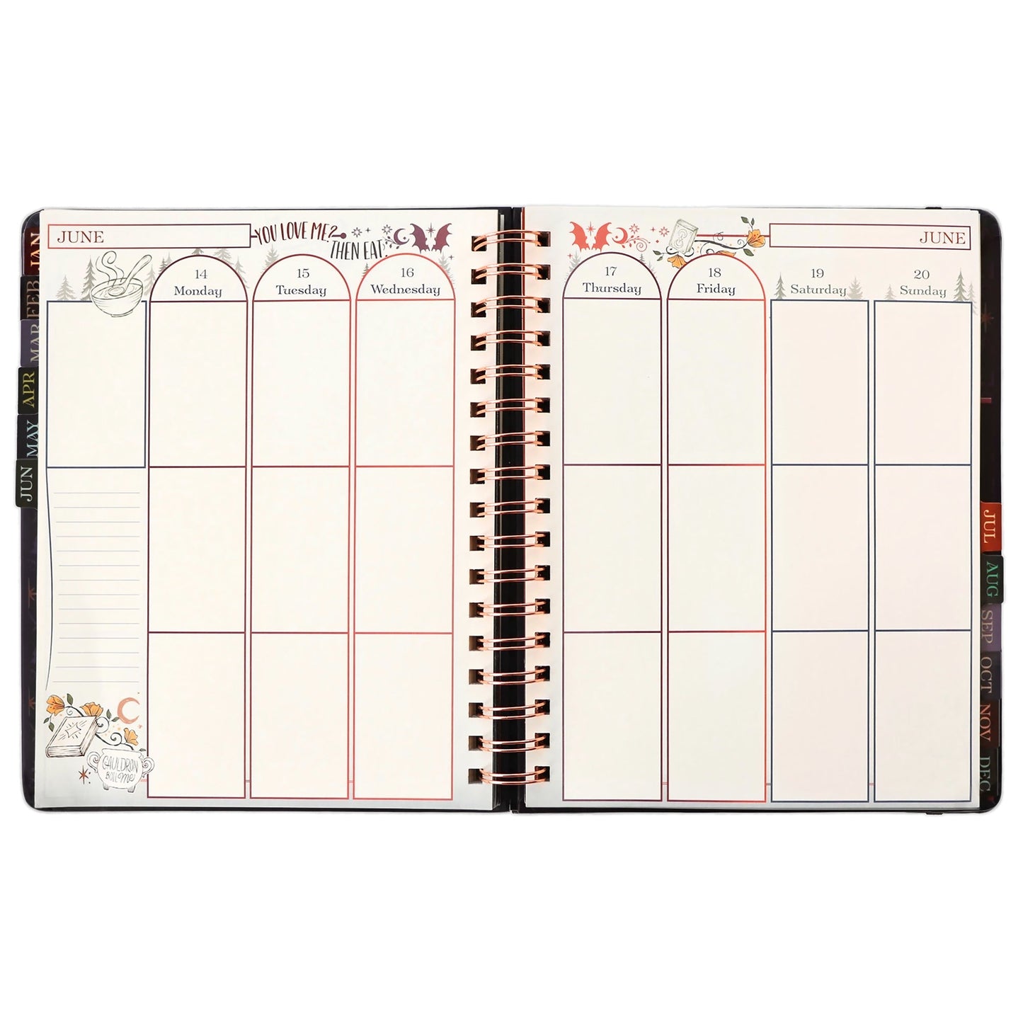 Officially Licensed ACOTAR Velaris 2027 Weekly Planner | Sarah J. Maas Night Court Hardcover Personal Organizer with Iridescent Foil & Stickers