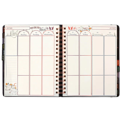 Officially Licensed ACOTAR Velaris 2027 Weekly Planner | Sarah J. Maas Night Court Hardcover Personal Organizer with Iridescent Foil & Stickers