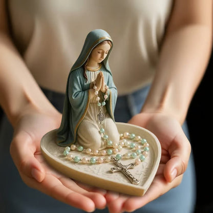 Faith is priceless🙏Handcrafted Virgin Mary Rosary Holder🔥