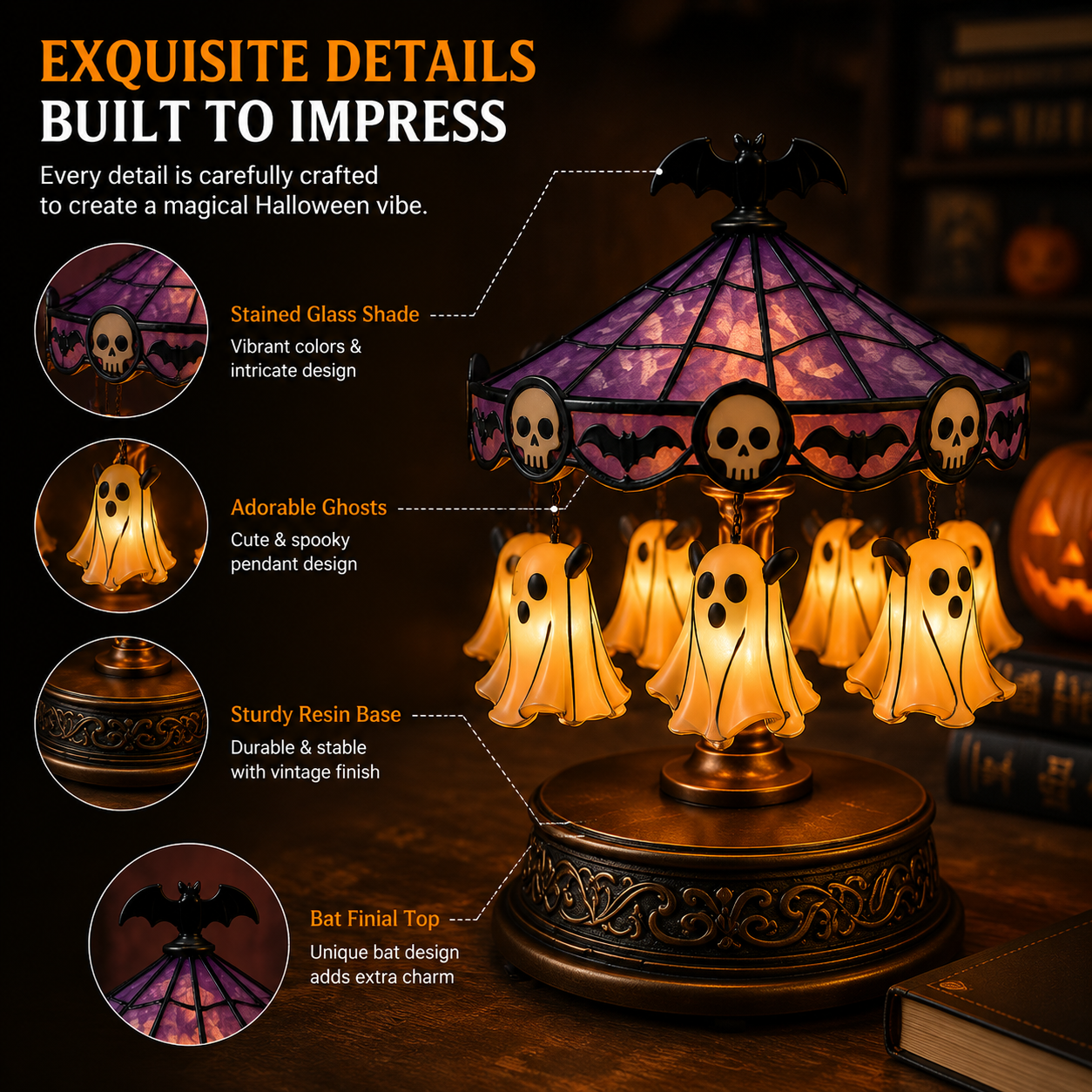 Ghost Carousel Light