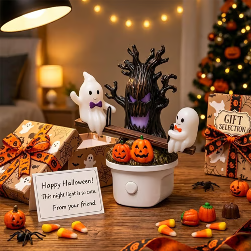 🎃Summer Sale 50% OFF🔥 - 👻 Halloween Ghost Tree LED Night Light