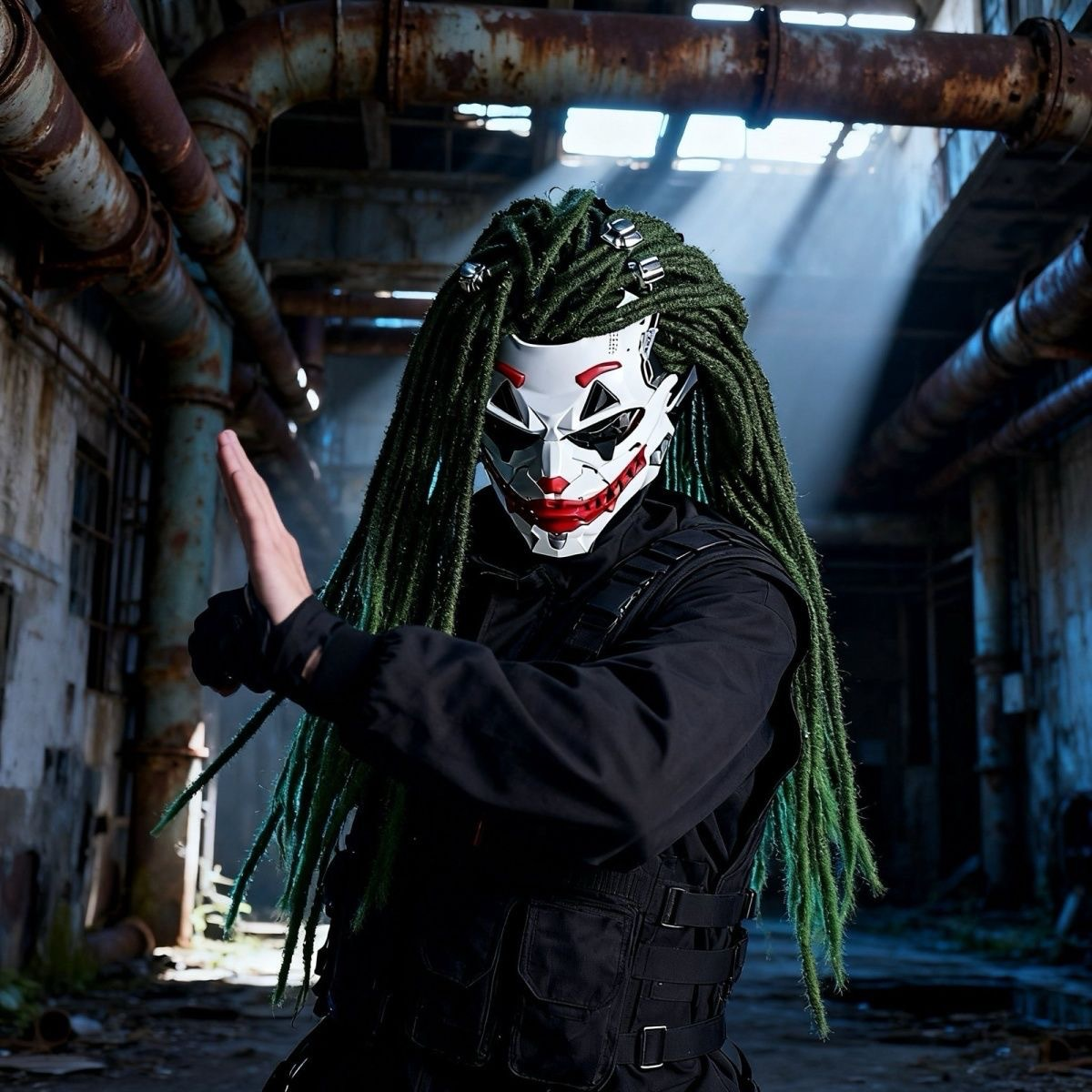 🔥Hot Sale 49% OFF🔥Cyberpunk Joker Mask - The Ultimate Cosplay  Statement Piece