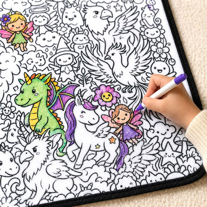Zavrlyshop™ Coloring Blanket🖍️ Color It. Wash It. Repeat It! 🔄✨